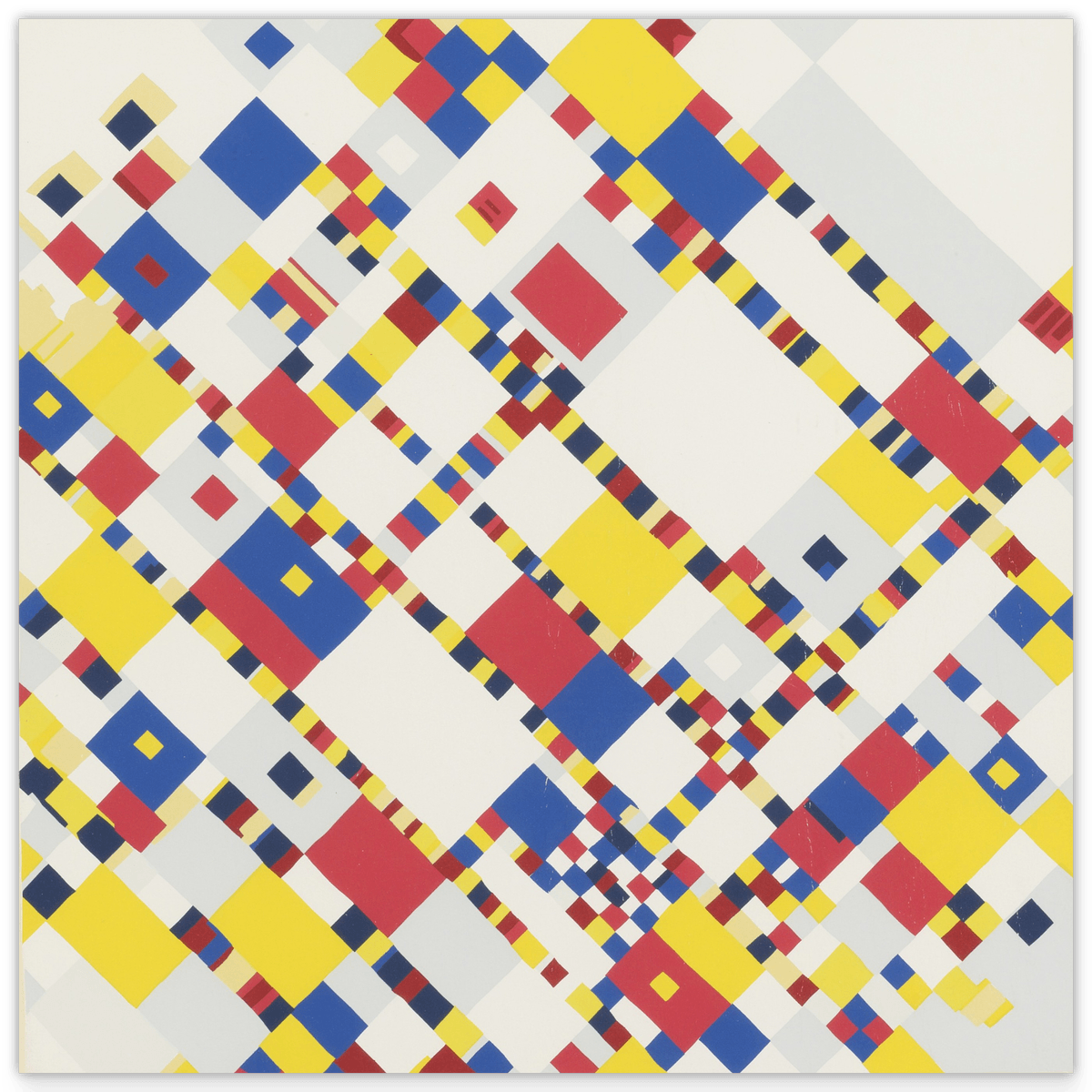 Piet Mondrian - Victory Boogie Woogie - Colorful Shapes
