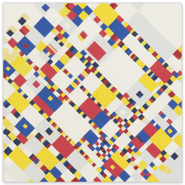 Piet Mondrian - Victory Boogie Woogie - Colorful Shapes