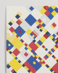 After Hover: Piet Mondrian - Victory Boogie Woogie - Colorful Shapes