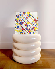 After Hover: Piet Mondrian - Victory Boogie Woogie - Colorful Shapes