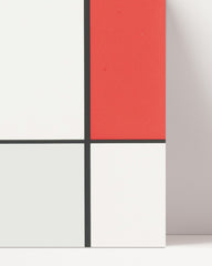 After Hover: Piet Mondrian - Geometric art print in landscape format