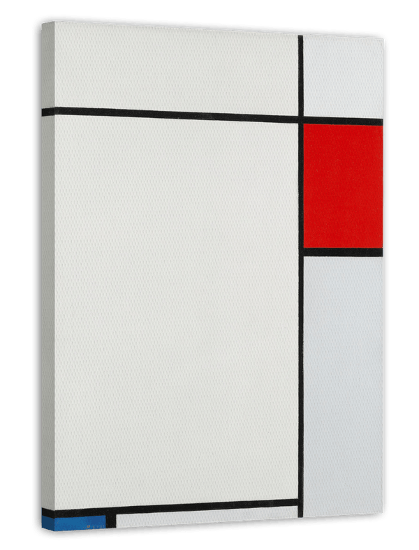 Piet Mondrian - Minimalistische Geometrie in Weiß