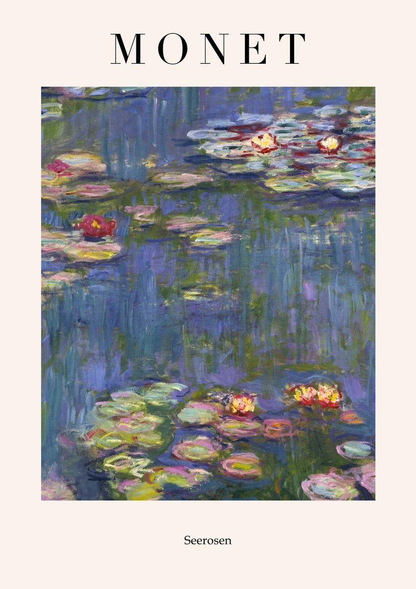 Set of 3 posters: "By the Water I"
