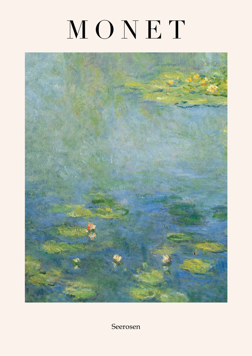 Set of 3 posters: "By the Water I"