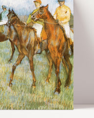 After Hover: Edgar Degas - Jockeys in the Rain