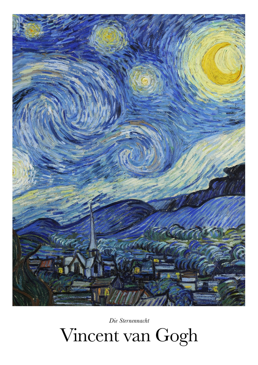 Set of 3 posters: "Starry Sky"