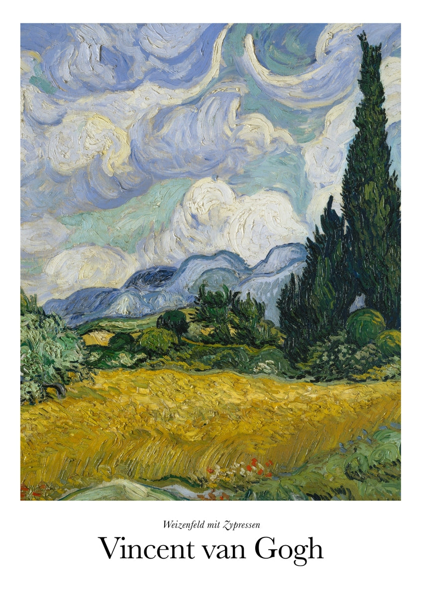 Set aus 3 Postern: Natur Klassiker von Vincent van Gogh