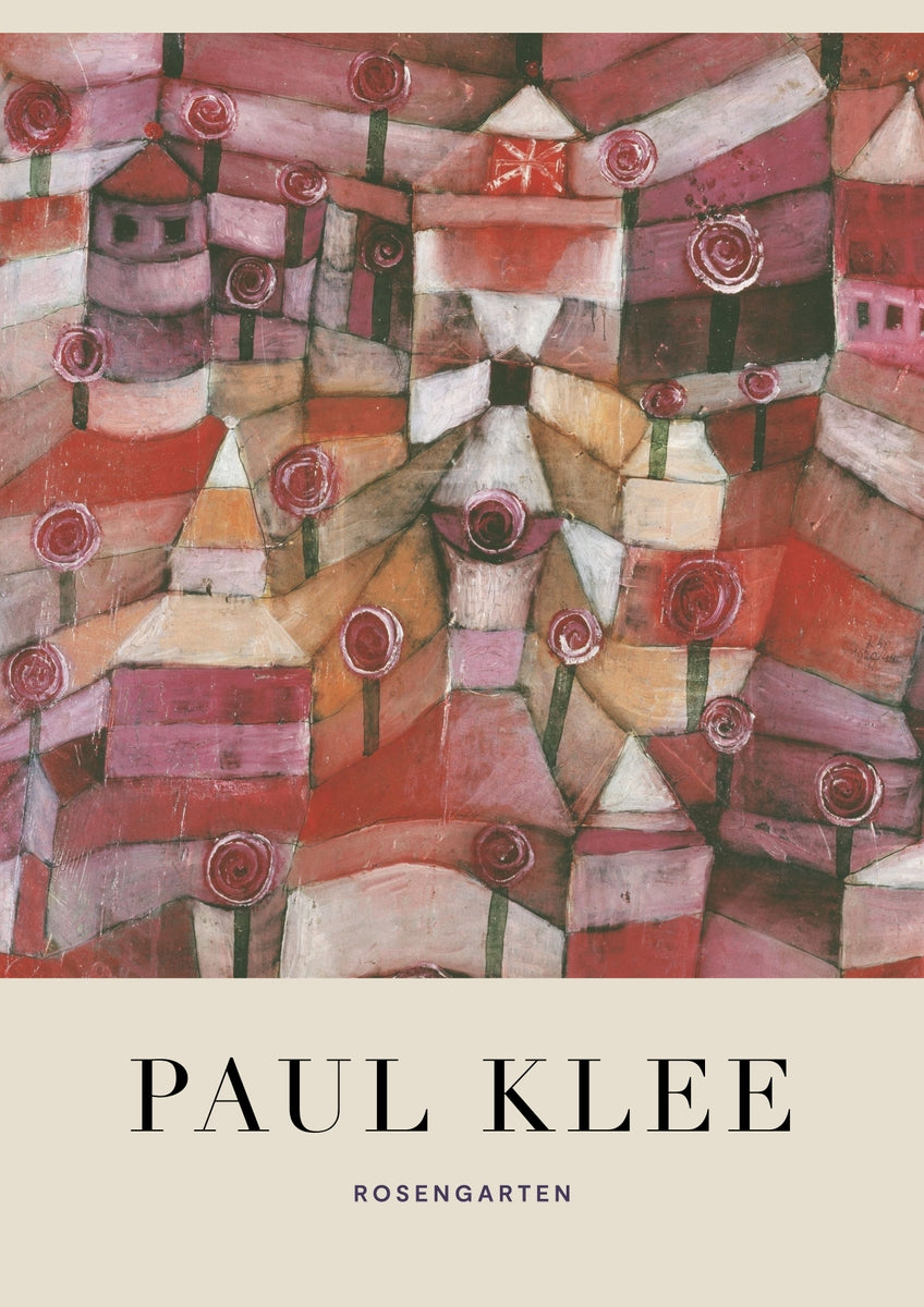 Set of 3 posters: "Abstract patterns in shades of red"