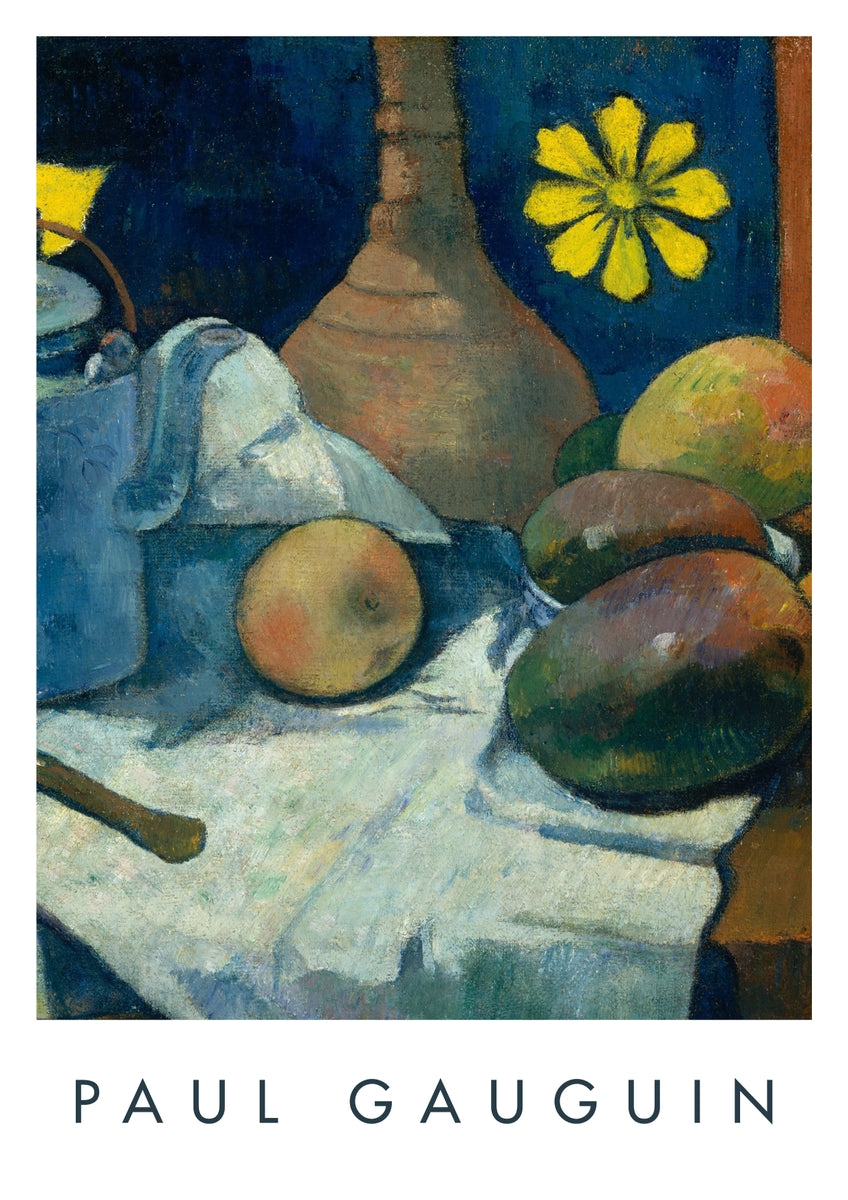 Set of 3 posters: Still lifes by Paul Gauguin