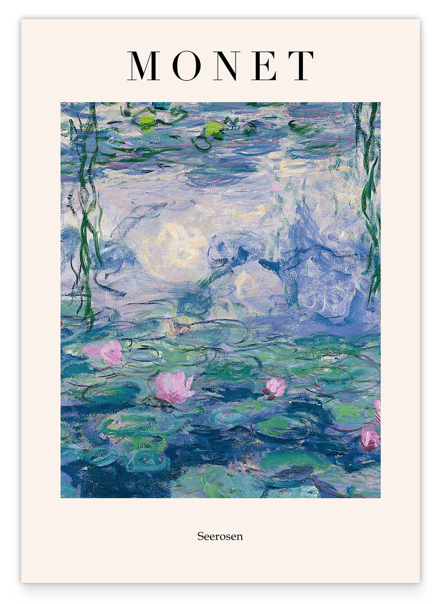 Claude Monet - Museum-Poster Seerosen I