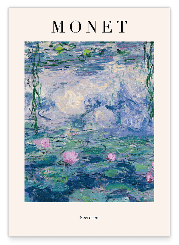 Claude Monet - Museum-Poster Seerosen I