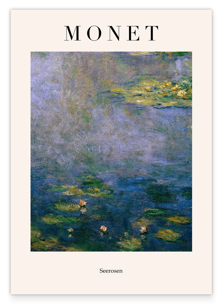 Claude Monet - Museum-Poster Seerosen II