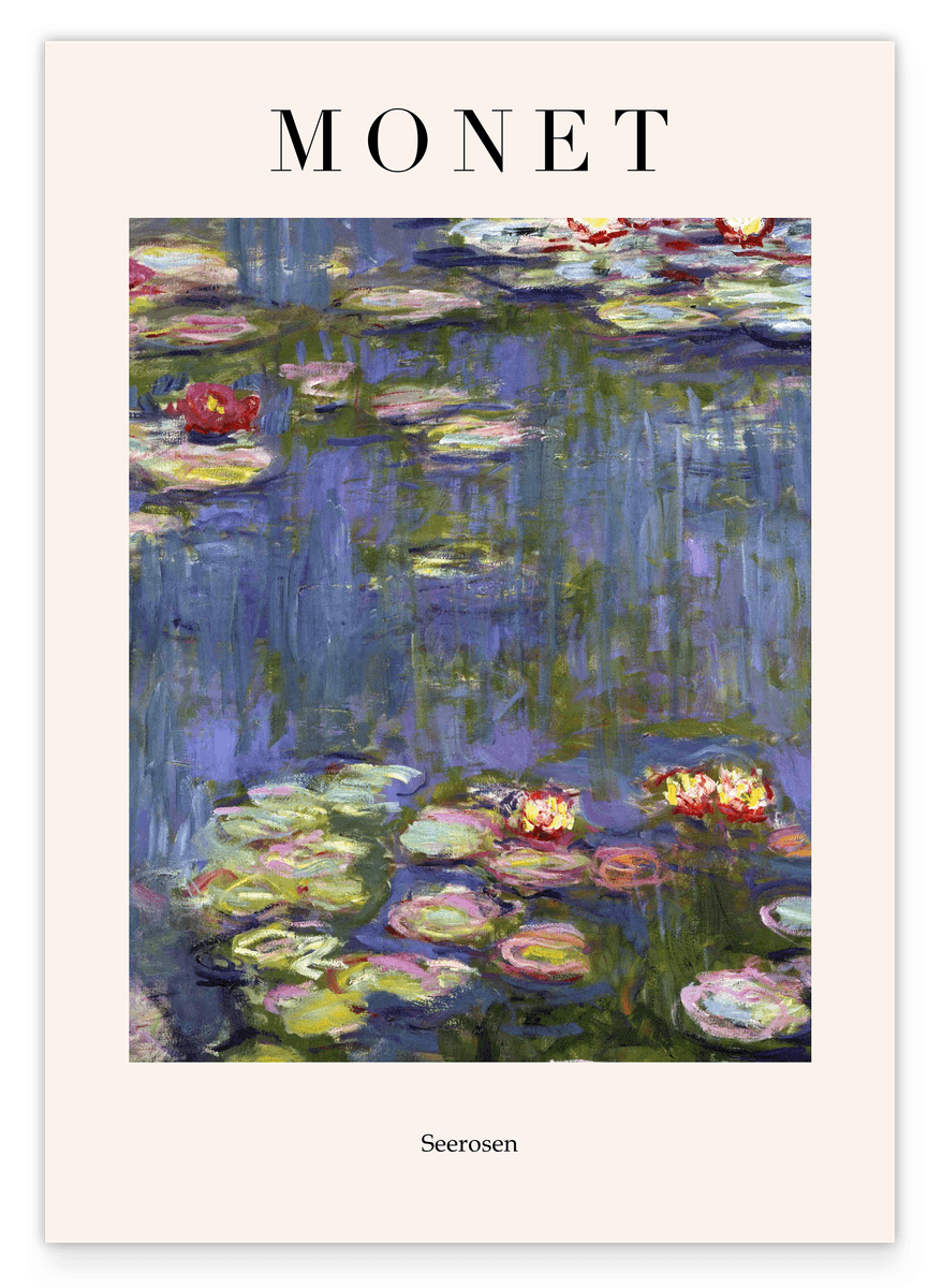 Claude Monet - Museum-Poster Seerosen III