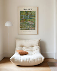 After Hover: Claude Monet - Museum Poster Japanese Bridge over the Water Lilies