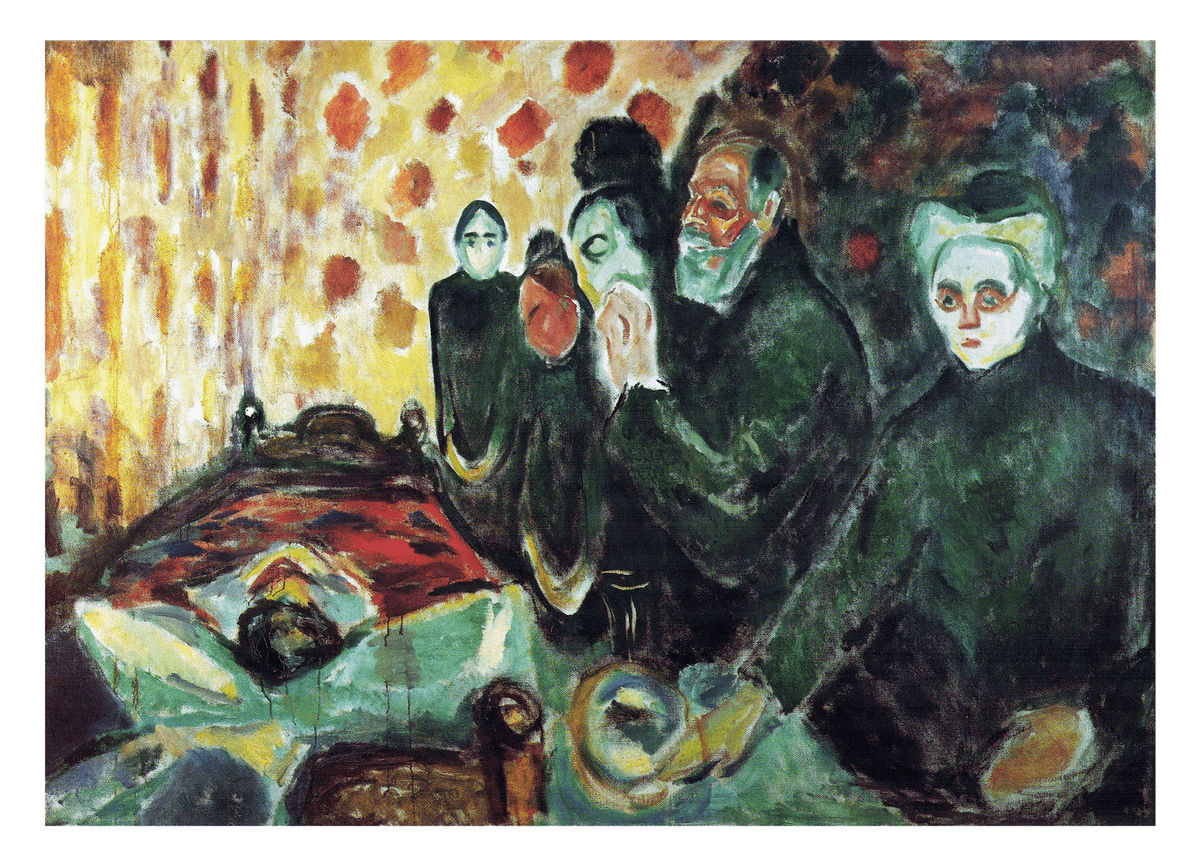 Edward Munch - On His Deathbed