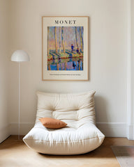 After Hover: Claude Monet - Museum poster Pierre Hoschede and Michel Monet on the banks of the Epte