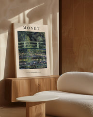 After Hover: Claude Monet - Museum-Poster Seerosen und japanische Brücke