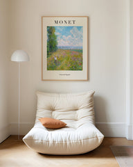 After Hover: Claude Monet - Museum-Poster Wiese mit Pappeln