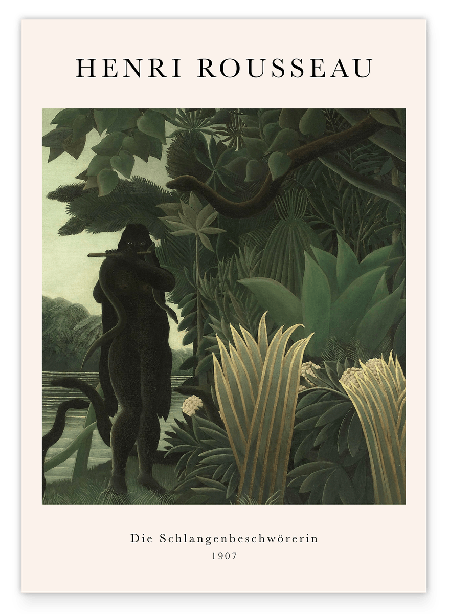 Henri Rousseau - Museum Poster The Snake Charmer