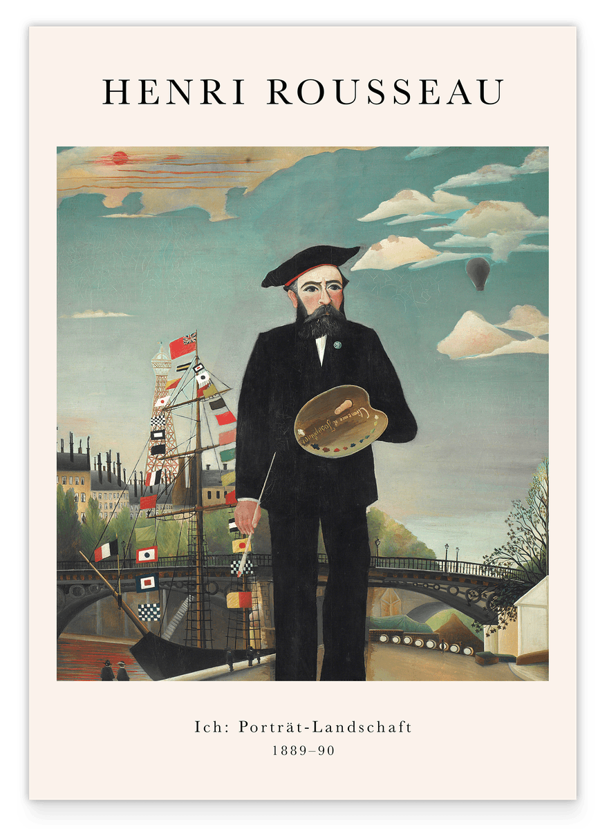 Henri Rousseau - Museum Poster Me: Portrait-Landscape