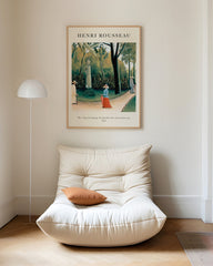 After Hover: Henri Rousseau - Museum poster The walk in the Jarding du Luxembourg