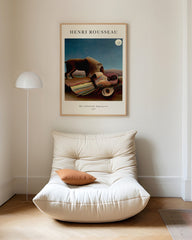 After Hover: Henri Rousseau - Museum poster La Bohémienne endormie