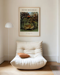 After Hover: Henri Rousseau - Museum Poster The Hungry Lion
