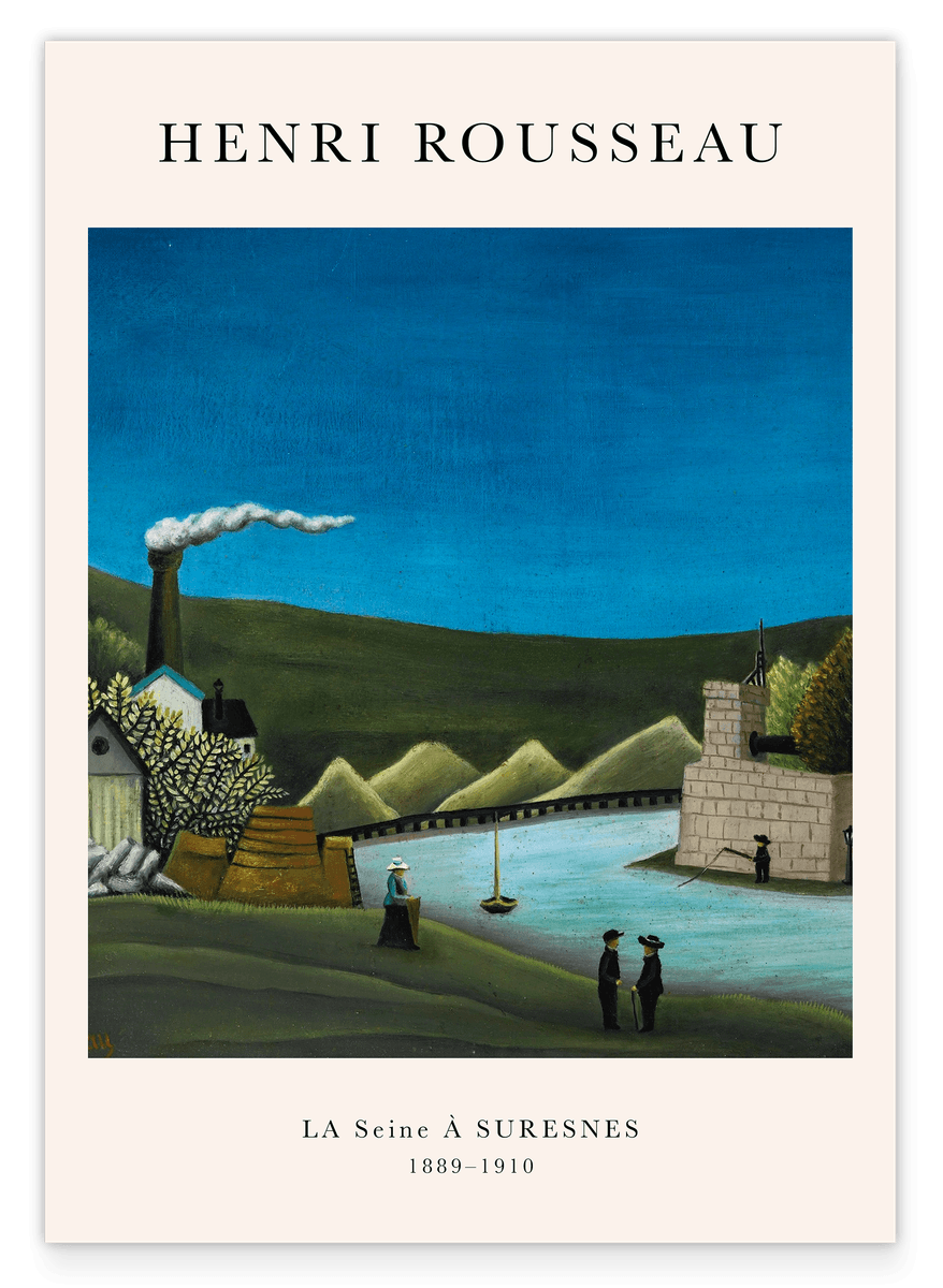Henri Rousseau - Museum poster La Seine à Suresnes
