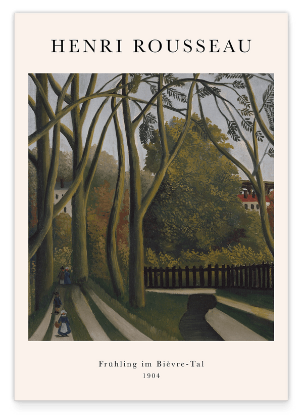 Henri Rousseau - Museum-Poster Frühling im Bièvre-Tal