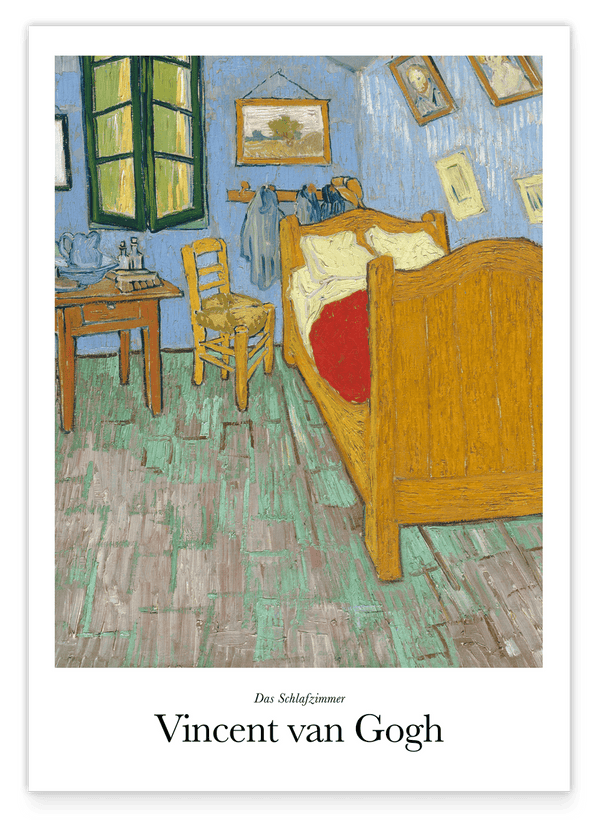 Vincent van Gogh - Museum-Poster Das Schlafzimmer