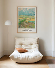 After Hover: Vincent van Gogh - Museum-Poster Weizenfeld nach Regen
