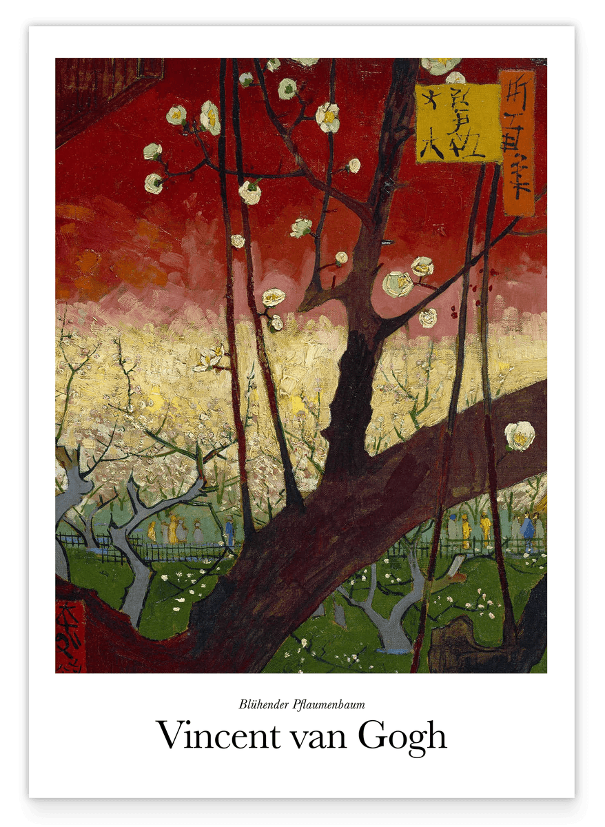 Vincent van Gogh - Museum Poster Flowering Plum Tree