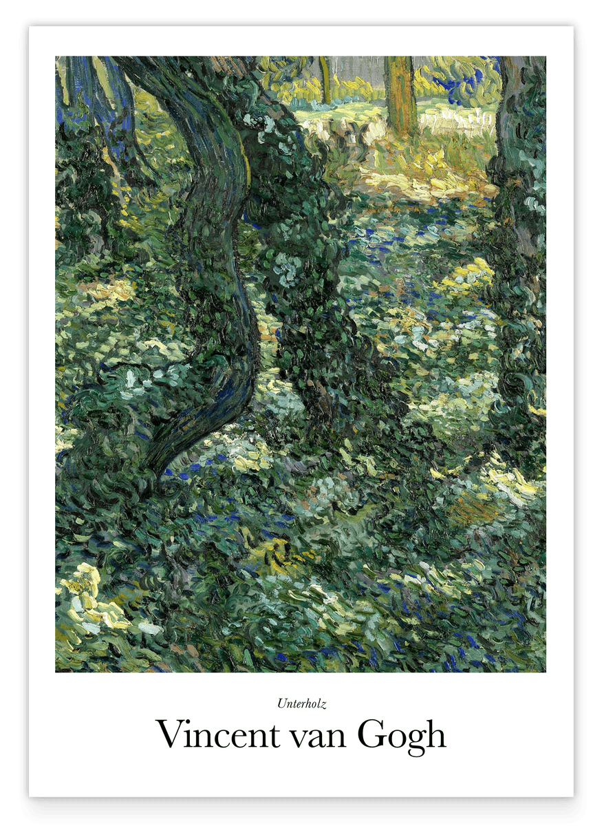 Vincent van Gogh - Museum-Poster Unterholz