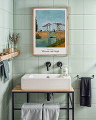 After Hover: Vincent van Gogh - Museum-Poster Brücke von Langlois