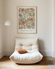After Hover: William Morris Hunting - Museum Poster Roses and Birds