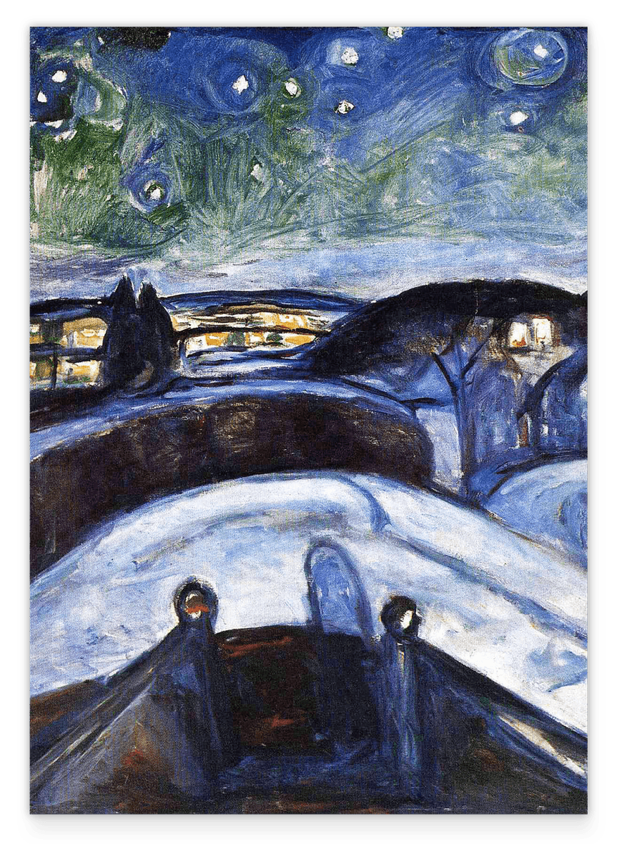 Edward Munch - Starry Night