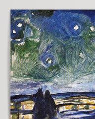 After Hover: Edward Munch - Starry Night