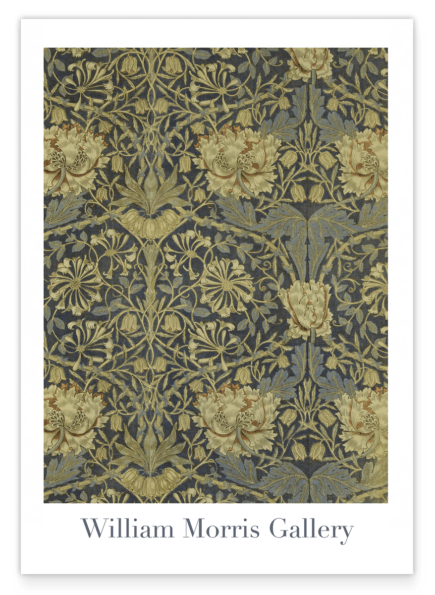 William Morris Hunting - Museum Poster Rose Pattern