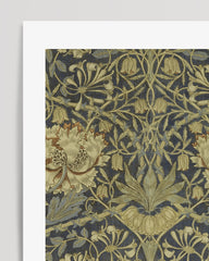 After Hover: William Morris Hunting - Museum Poster Rose Pattern