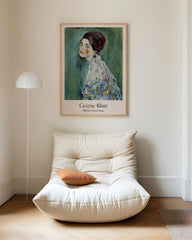 After Hover: Gustav Klimt - Museum Poster Portrait of a Woman