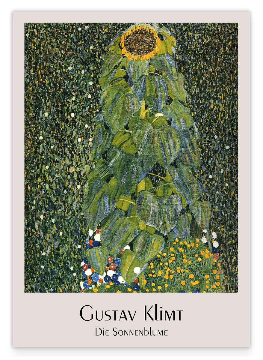 Gustav Klimt - Museum Poster The Sunflower