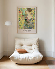 After Hover: Gustav Klimt - Museum Poster Woman with Fan