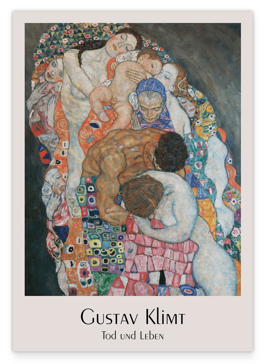 Gustav Klimt - Museum Poster Death and Life I