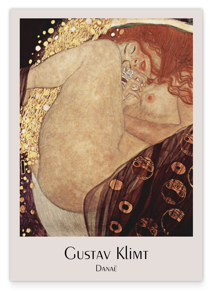 Gustav Klimt - Museum-Poster Danaë