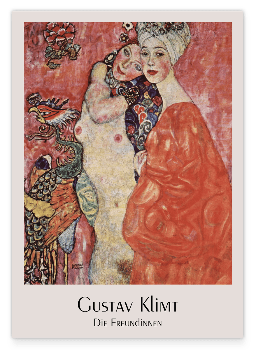 Gustav Klimt - Museum Poster The Girlfriends