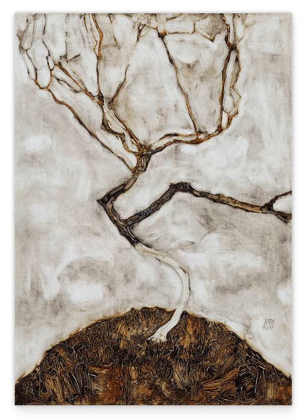 Egon Schiele - Kleiner Baum im Spätherbst