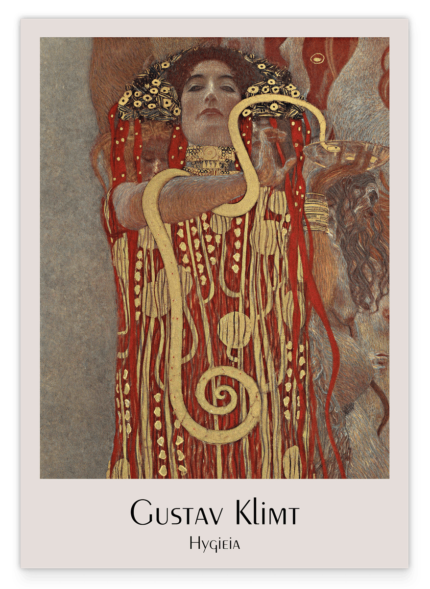 Gustav Klimt - Museum-Poster Hygieia