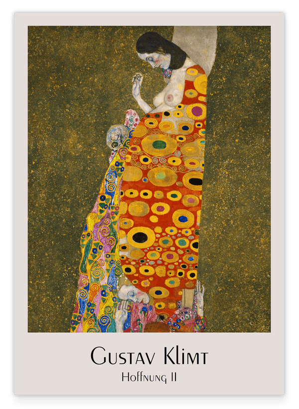Gustav Klimt - Museum-Poster Hoffnung II