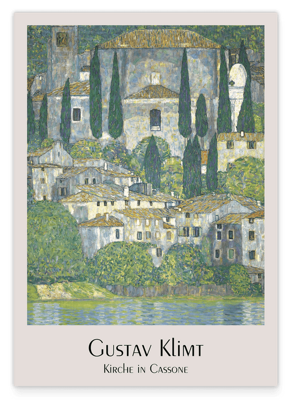 Gustav Klimt - Museum-Poster Kirche in Cassone
