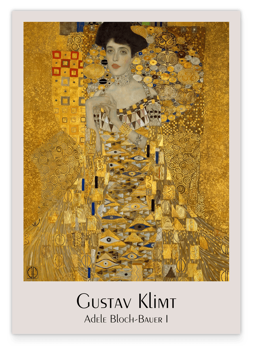 Gustav Klimt - Museum-Poster Adele Bloch-Bauer I